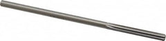 Made in USA - 3/16" Cobalt 6 Flute Chucking Reamer - Straight Flute, 0.1805" Straight Shank, 1-1/8" Flute Length, 4-1/2" OAL - Exact Tooling