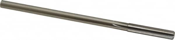 Made in USA - 0.3105" Cobalt 6 Flute Chucking Reamer - Straight Flute, 0.2792" Straight Shank, 1-1/2" Flute Length, 6" OAL - Exact Tooling