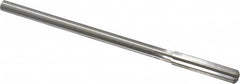 Made in USA - 0.373" Cobalt 6 Flute Chucking Reamer - Straight Flute, 0.3105" Straight Shank, 1-3/4" Flute Length, 7" OAL - Exact Tooling