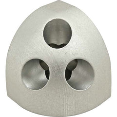80/20 Inc. - 1-1/2" Wide x 1-1/2" High x 1-1/2" Long Open Shelving Corner Fastener - Exact Tooling