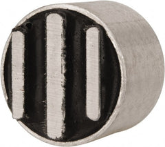 Mag-Mate - 1/4-2 Thread, 1" Diam, 3/4" High, 7.75 Lb Average Pull Force, Neodymium Rare Earth Pot Magnet - Aluminum Insulated - Exact Tooling