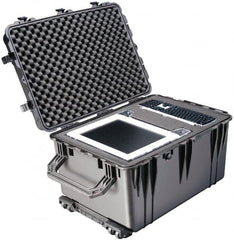 Pelican Products, Inc. - 23" Wide x 23" Deep x 19-31/64" High, Clamshell Hard Case - Black, Plastic - Exact Tooling