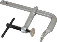 Gibraltar - 4-3/4" Throat Depth, 7-7/8" Max Capacity, Standard Sliding Arm Clamp - 2,200 Lb Clamping Pressure - Exact Tooling