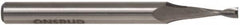 Onsrud - 3/8" Cutting Diam x 1" Length of Cut, 2 Flute, Upcut Spiral Router Bit - Uncoated, Right Hand Cut, High Speed Steel, 3" OAL x 3/8" Shank Diam, Double Edge, 19 to 32° Helix Angle - Exact Tooling