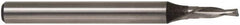 Onsrud - 1/4" Cutting Diam x 3/4" Length of Cut, 2 Flute, Downcut Spiral Router Bit - Uncoated, Right Hand Cut, High Speed Steel, 3-1/4" OAL x 1/2" Shank Diam, Double Edge, 19 to 32° Helix Angle - Exact Tooling