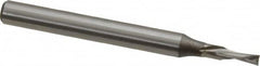 Onsrud - 1/8" Cutting Diam x 5/16" Length of Cut, 2 Flute, Downcut Spiral Router Bit - Uncoated, Right Hand Cut, High Speed Steel, 2-5/8" OAL x 1/4" Shank Diam, Double Edge, 19 to 32° Helix Angle - Exact Tooling