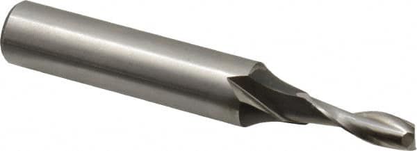 Onsrud - 1/4" Cutting Diam x 3/4" Length of Cut, 2 Flute, Upcut Spiral Router Bit - Uncoated, Right Hand Cut, High Speed Steel, 3-1/4" OAL x 1/2" Shank Diam, Double Edge, 19 to 32° Helix Angle - Exact Tooling