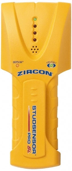 Zircon - 1-1/2" Deep Scan Stud Finder - 9V Battery, Detects Studs & Joists up to 1-1/2" Deep - Exact Tooling