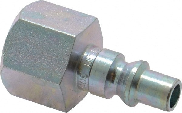 CEJN - 3/8 Female NPT ARO Pneumatic Hose High Flow Connector - Steel Zinc-Plated, 1/4" Body Diam - Exact Tooling