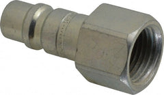 CEJN - 1/2 Female NPT Industrial Pneumatic Hose High Flow Connector - Steel Zinc-Plated, 1/2" Body Diam - Exact Tooling