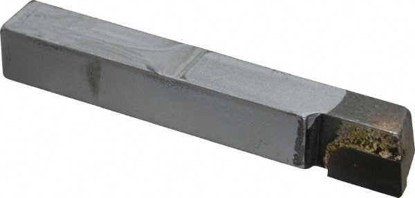 Made in USA - 1/2 x 1/2" Shank, Square Shoulder Turning Single Point Tool Bit - AL-8, Grade C2 - Exact Tooling