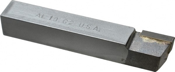 Made in USA - 5/8 x 5/8" Shank, Square Shoulder Turning Single Point Tool Bit - AL-10, Grade C2 - Exact Tooling