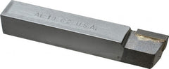 Made in USA - 5/8 x 5/8" Shank, Square Shoulder Turning Single Point Tool Bit - AL-10, Grade C2 - Exact Tooling