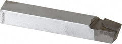 Made in USA - 7/16 x 7/16" Shank, Lead Angle Turning Single Point Tool Bit - BR-7, Grade C2 - Exact Tooling