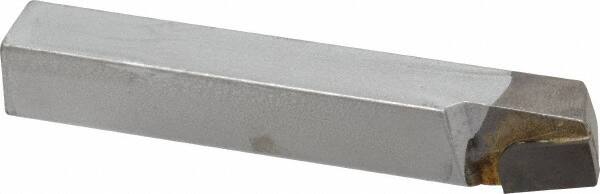 Made in USA - 7/16 x 7/16" Shank, Lead Angle Turning Single Point Tool Bit - BL-7, Grade C2 - Exact Tooling