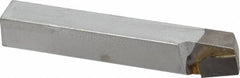 Made in USA - 7/16 x 7/16" Shank, Lead Angle Turning Single Point Tool Bit - BL-7, Grade C2 - Exact Tooling