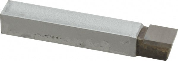 Made in USA - 7/16 x 7/16" Shank, Square Nose Single Point Tool Bit - C-7, Grade C2 - Exact Tooling