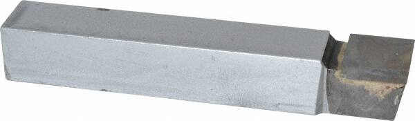 Made in USA - 5/8 x 5/8" Shank, Square Nose Single Point Tool Bit - C-10, Grade C2 - Exact Tooling