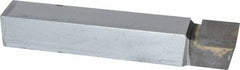 Made in USA - 5/8 x 5/8" Shank, Square Nose Single Point Tool Bit - C-10, Grade C2 - Exact Tooling