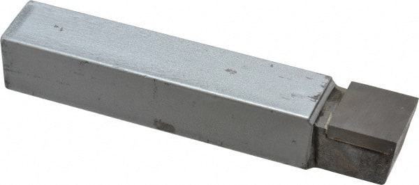 Made in USA - 3/4 x 3/4" Shank, Square Nose Single Point Tool Bit - C-12, Grade C2 - Exact Tooling