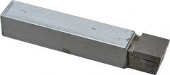 Made in USA - 3/4 x 3/4" Shank, Square Nose Single Point Tool Bit - C-12, Grade C2 - Exact Tooling