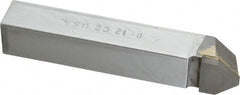 Made in USA - 3/4 x 3/4" Shank, Pointed Nose Single Point Tool Bit - D-12, Grade C2 - Exact Tooling