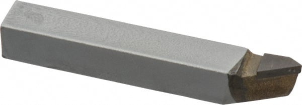 Made in USA - 3/8 x 3/8" Shank, Offset Threading Single Point Tool Bit - ER-6, Grade C2 - Exact Tooling