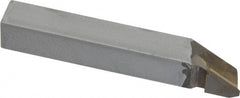 Made in USA - 3/8 x 3/8" Shank, Offset Threading Single Point Tool Bit - EL-6, Grade C2 - Exact Tooling