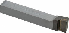 Made in USA - 1/2 x 1/2" Shank, Offset End Cutting Single Point Tool Bit - FR-8, Grade C2 - Exact Tooling