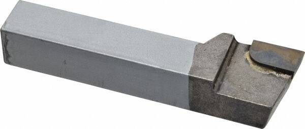 Made in USA - 3/4 x 3/4" Shank, Offset Side Cutting Single Point Tool Bit - GR-12, Grade C2 - Exact Tooling