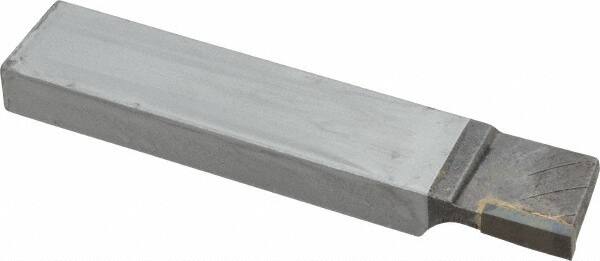 Made in USA - 1 x 1/2" Shank, Cutoff & Grooving Single Point Tool Bit - CT-121(444), Grade C2 - Exact Tooling