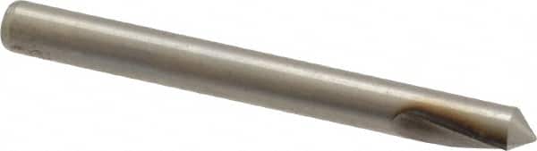 Keo - 1/8" Head Diam, 1/8" Shank Diam, 1 Flute 90° High Speed Steel Countersink - Exact Tooling