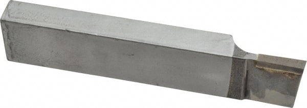 Made in USA - 1 x 1/2" Shank, Cutoff & Grooving Single Point Tool Bit - CT-122(433), Grade C2 - Exact Tooling