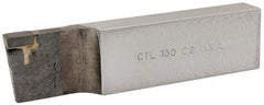 Made in USA - 1-1/4 x 5/8" Shank, Cutoff & Grooving Single Point Tool Bit - CT-130(556), Grade C2 - Exact Tooling