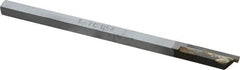 Made in USA - 9/32 x 9/32" Shank, Forming Single Point Tool Bit - SA-7C, Grade C2 - Exact Tooling