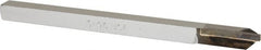 Made in USA - 3/8 x 3/8" Shank, Forming Single Point Tool Bit - SA-9C, Grade C2 - Exact Tooling