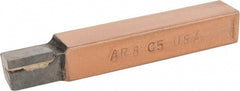Made in USA - 1/2 x 1/2" Shank, Square Shoulder Turning Single Point Tool Bit - AR-8, Grade C5 - Exact Tooling