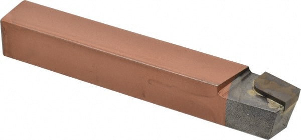 Made in USA - 1 x 1" Shank, Lead Angle Turning Single Point Tool Bit - BR-16, Grade C5 - Exact Tooling