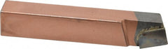 Made in USA - 3/4 x 3/4" Shank, Lead Angle Turning Single Point Tool Bit - BL-12, Grade C5 - Exact Tooling
