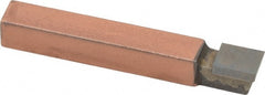 Made in USA - 5/16 x 5/16" Shank, Square Nose Single Point Tool Bit - C-5, Grade C5 - Exact Tooling