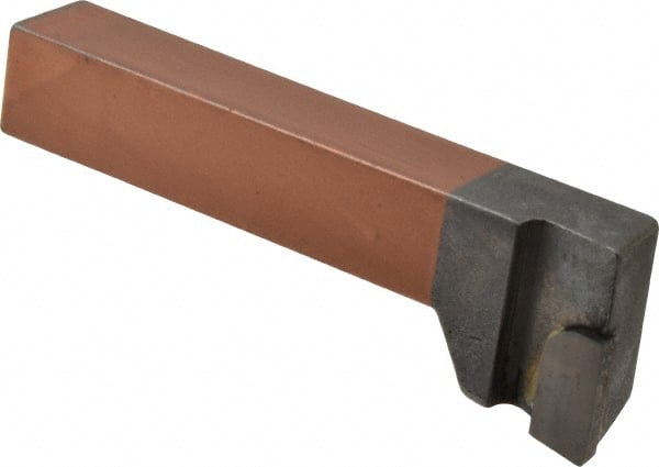 Made in USA - 3/4 x 3/4" Shank, Offset End Cutting Single Point Tool Bit - FL-12, Grade C5 - Exact Tooling