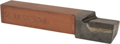 Made in USA - 5/8 x 5/8" Shank, Offset Side Cutting Single Point Tool Bit - GL-10, Grade C5 - Exact Tooling