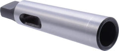 DORMER - MT3 Inside Morse Taper, MT4 Outside Morse Taper, Standard Reducing Sleeve - Oil Toughened, 140mm OAL - Exact Tooling