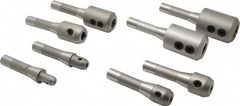 Accupro - R8 Taper, 3/16 to 1-1/4 Inch Hole Diameter End Mill Holder Set - 8 Holders - Exact Tooling
