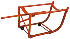Value Collection - 600 Lb Load Capacity, Tilting Drum Cradle - 19-1/2" Wide x 21" High - Exact Tooling