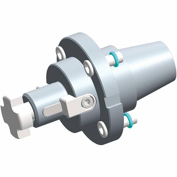 Exsys-Eppinger - ER50 PRECI-FLEX Taper Shank 1/2" Pilot Diam Shell Mill Holder - 1-15/64" Flange to Nose End Projection - Exact Tooling