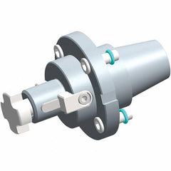 Exsys-Eppinger - ER50 PRECI-FLEX Taper Shank 1/2" Pilot Diam Shell Mill Holder - 1-15/64" Flange to Nose End Projection - Exact Tooling