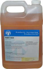 Master Fluid Solutions - Trim E850, 1 Gal Bottle Cutting & Grinding Fluid - Water Soluble, For Cutting, Grinding - Exact Tooling