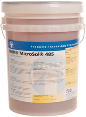 Master Fluid Solutions - Trim MicroSol 485, 5 Gal Pail Cutting & Grinding Fluid - Semisynthetic, For Machining - Exact Tooling