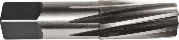 Union Butterfield - 1" Pipe, 1.212" Diam, 1.103" Small End Diam, 1-1/8" Straight Shank, 1-3/4" Flute, Taper Pipe Reamer - Exact Tooling
